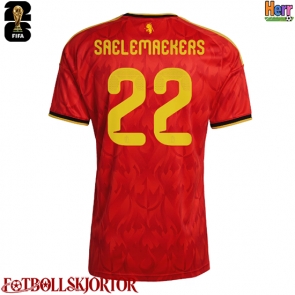 Belgien Alexis Saelemaekers #22 Hemmatröja VM 2026 Kortärmad